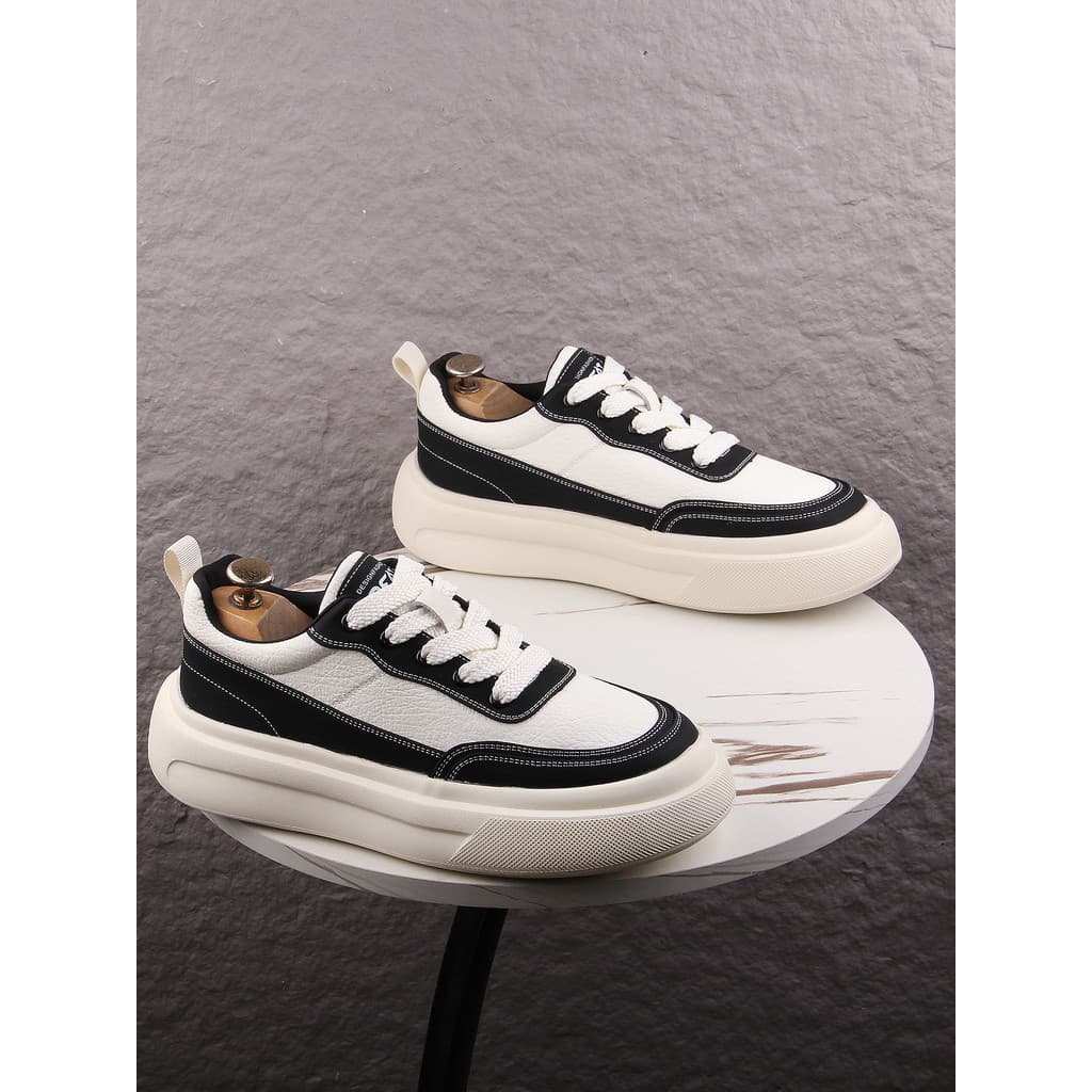 Sapatos masculinos verão novo estilo sapatos casuais masculinos respirável esportes aumentando sapatos brancos de sola m