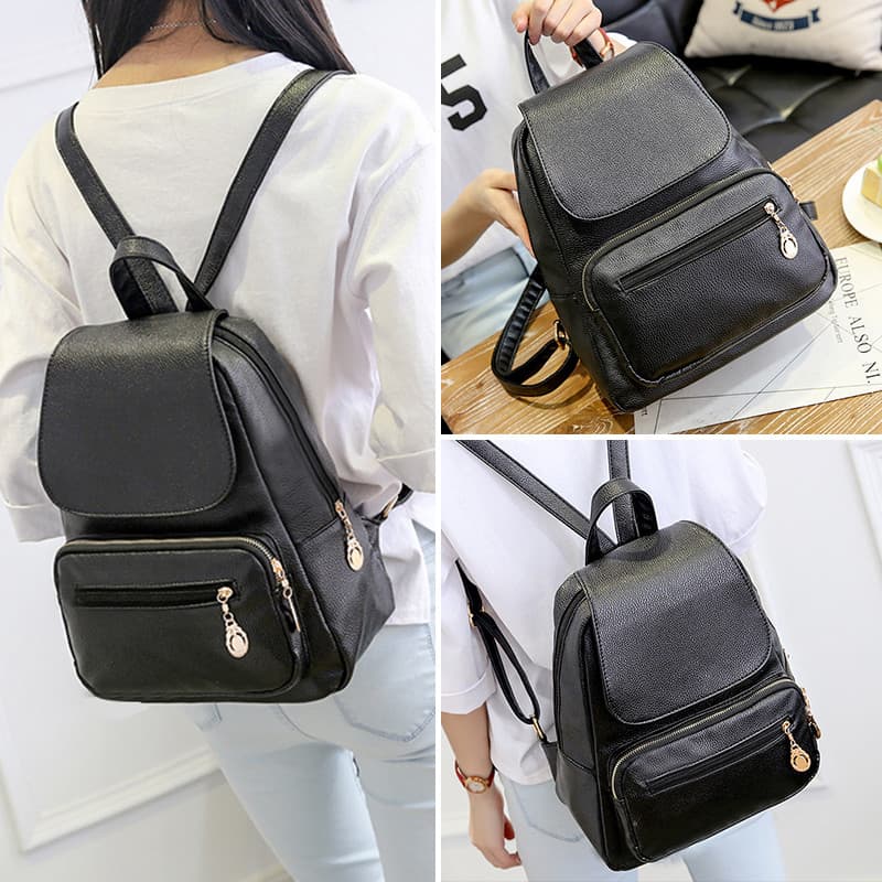 Simples mochila senhoras mochila 2026 novo estilo versão coreana All-Match moda estudante mochila lazer saco de viagem n