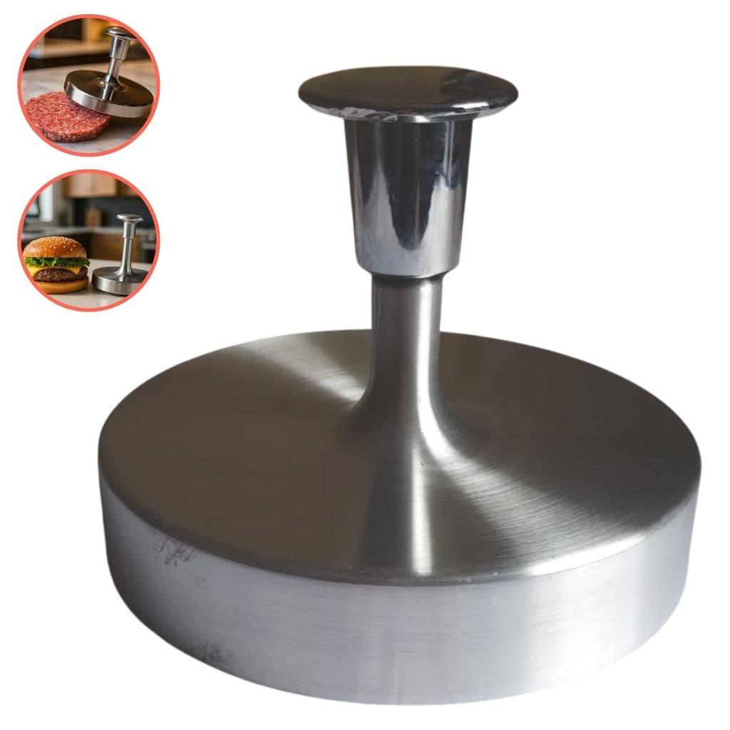 Molde Forma Hamburguer 15,5 Prensa Artesanal Caseiro Gourmet Forma Modelador Prensador Profissional