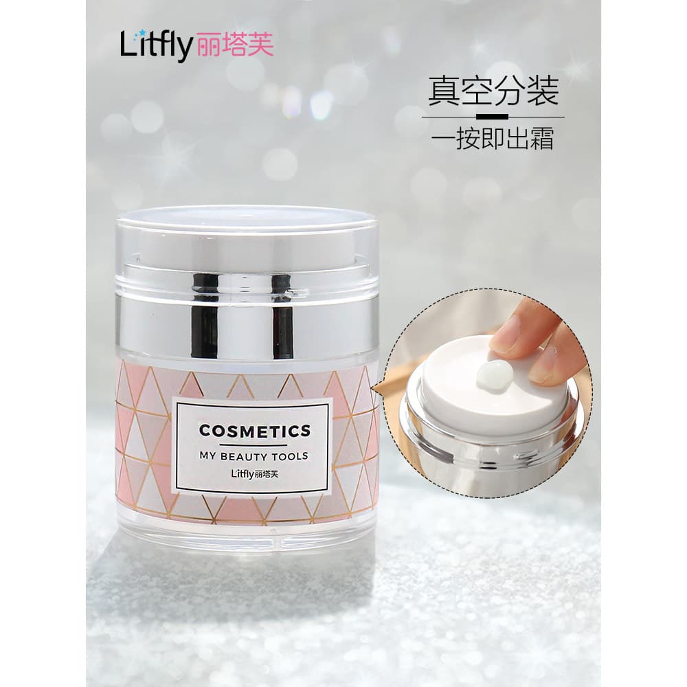 Creme de vácuo garrafa vazia tipo Push portátil viagem sub-engarrafamento loção cosmética cuidados com a pele base líqui