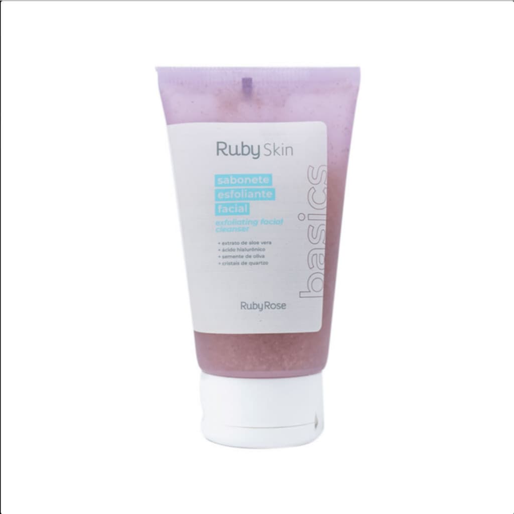 Sabonete Esfoliante Facial Basics Ruby Skin Ruby Rose HB-S3400