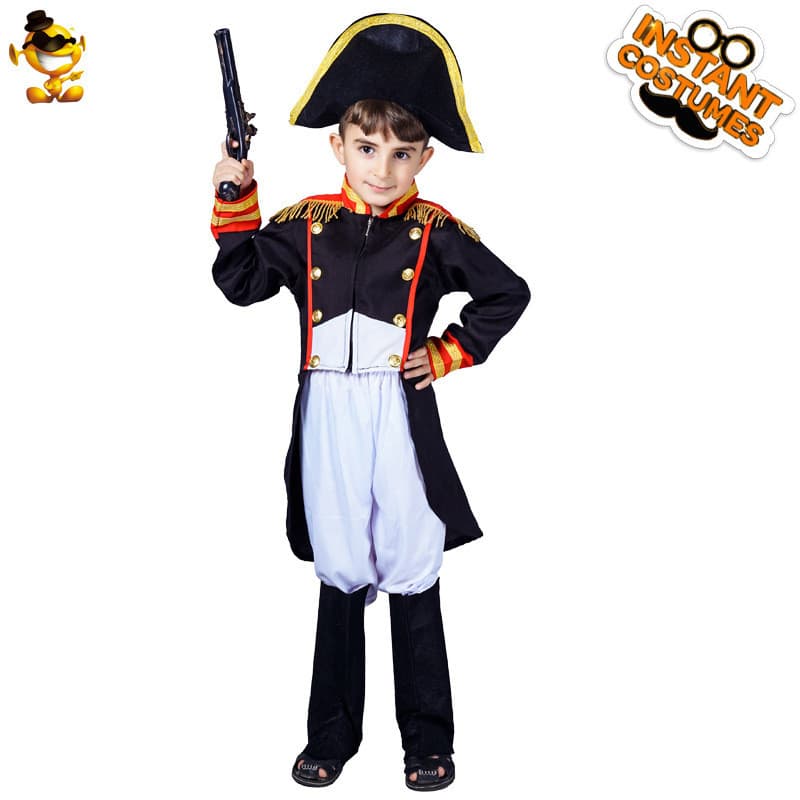 Halloween crianças masculino napoleão palco desempenho roupas dia das crianças terno de smoking geral