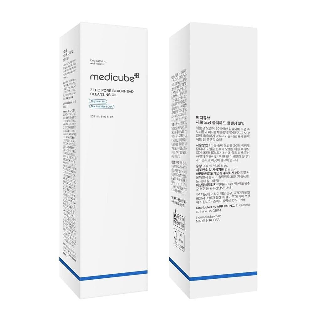 medicube ZeroPorekheadOil | Removedor de Maquiagem para Todos os Tipos, Limpador Facial Hidratante Diário, Baixa Irritaç