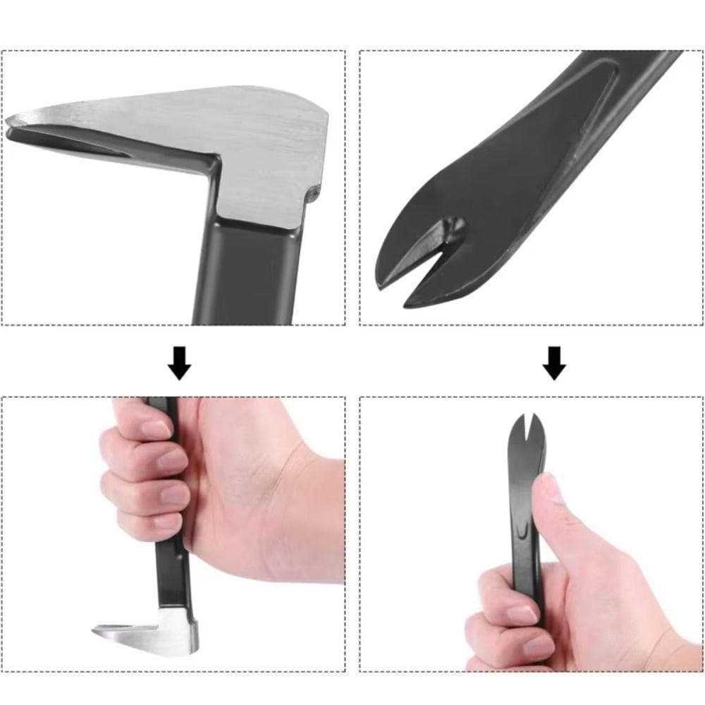 SUNDANCE Extrator De Unhas , De Barra De Alavanca De Alta Dureza , Aço Carbono 10 " 8 " Ferramenta Removedora Antiferrug
