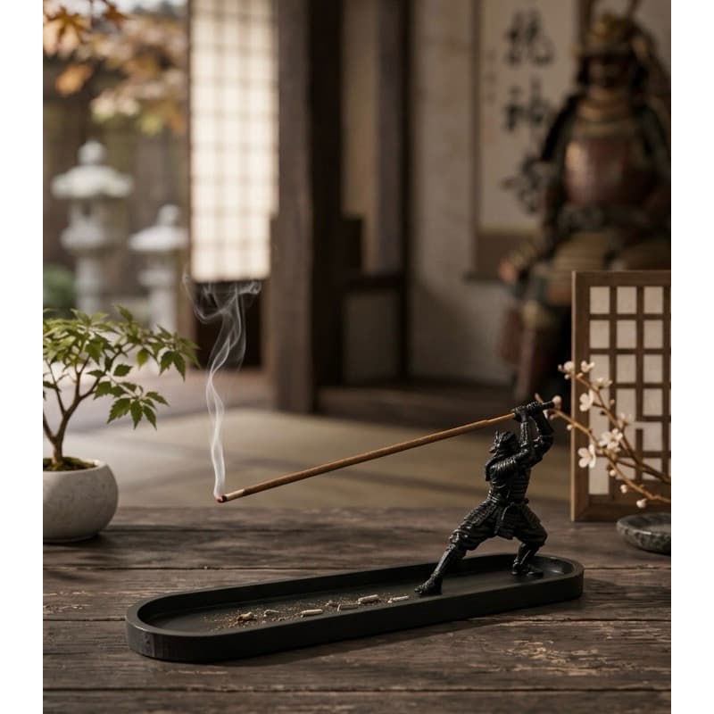 Suporte de Incenso Samurai Decorativo Zen / impressão 3D