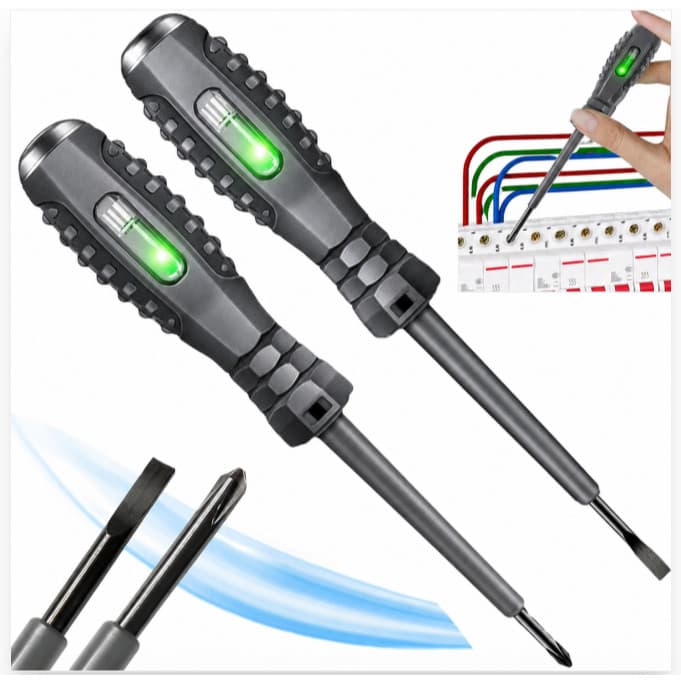 Chave De Fenda Phillips Magnética Forte De Alto Torque Detector De Eletricidade Caneta Testadora De Tensão Elétri