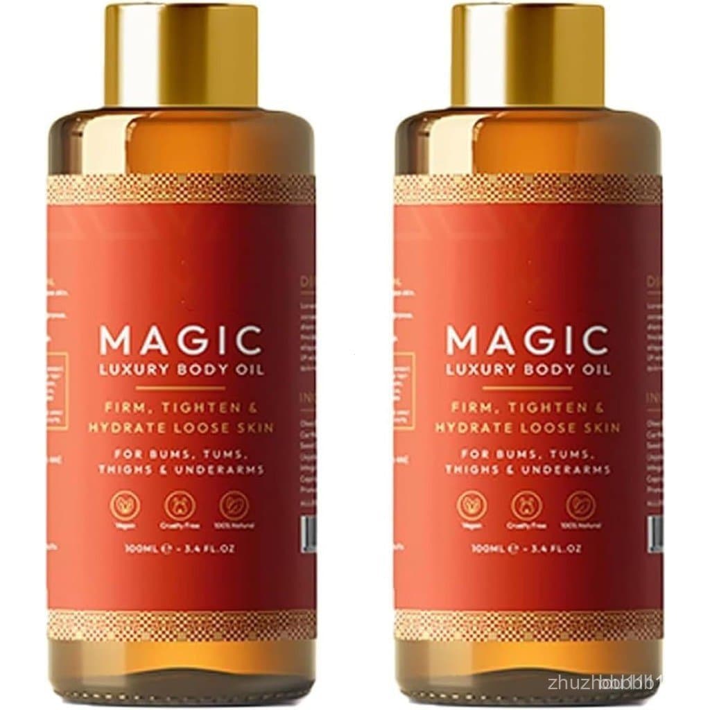 Óleo Corporal Mágico Besque-100ml, tonifica, levanta e hidrata a pele, adequado para braços, peito, coxas e abdômen.