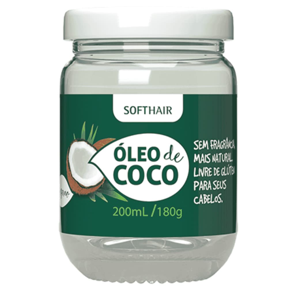 Óleo de Coco Capilar Vegano Soft Hair Para Misturinhas 200ml