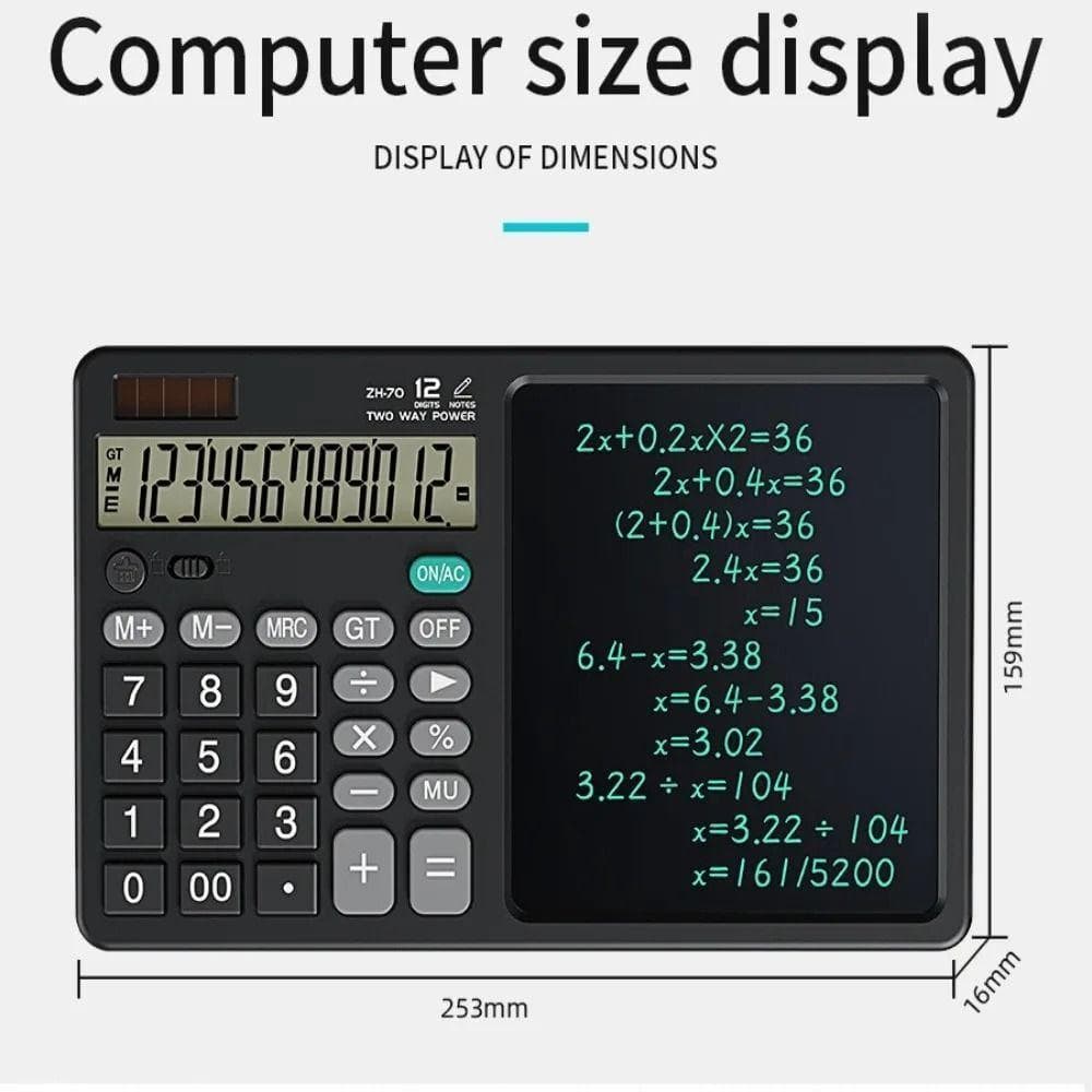 Calculadoras De Função Fiwika Com Tablet , Calculadora Científica Apagável Portátil , Tela Grande