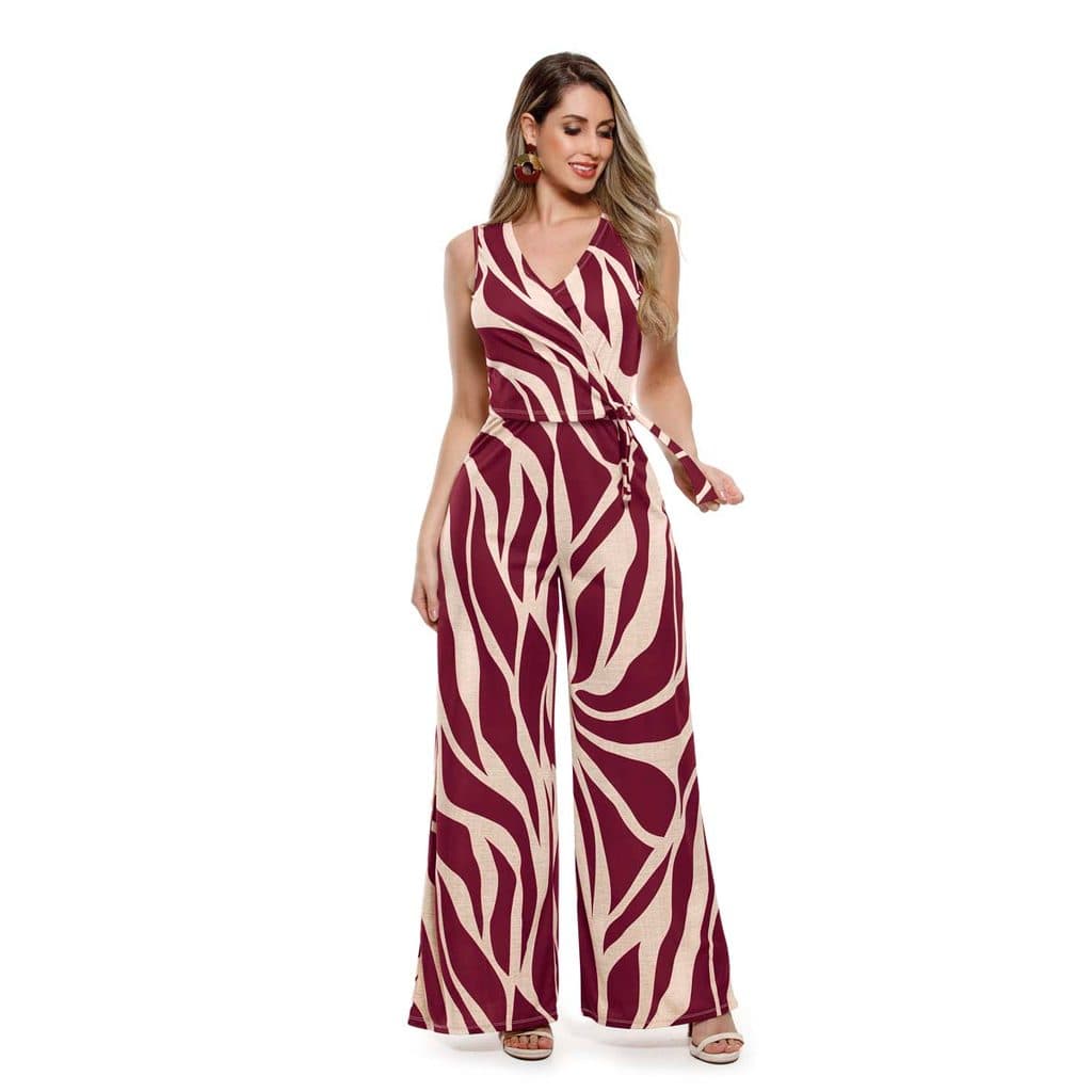 Macacão Pantalona Transpasse – Moda Feminina