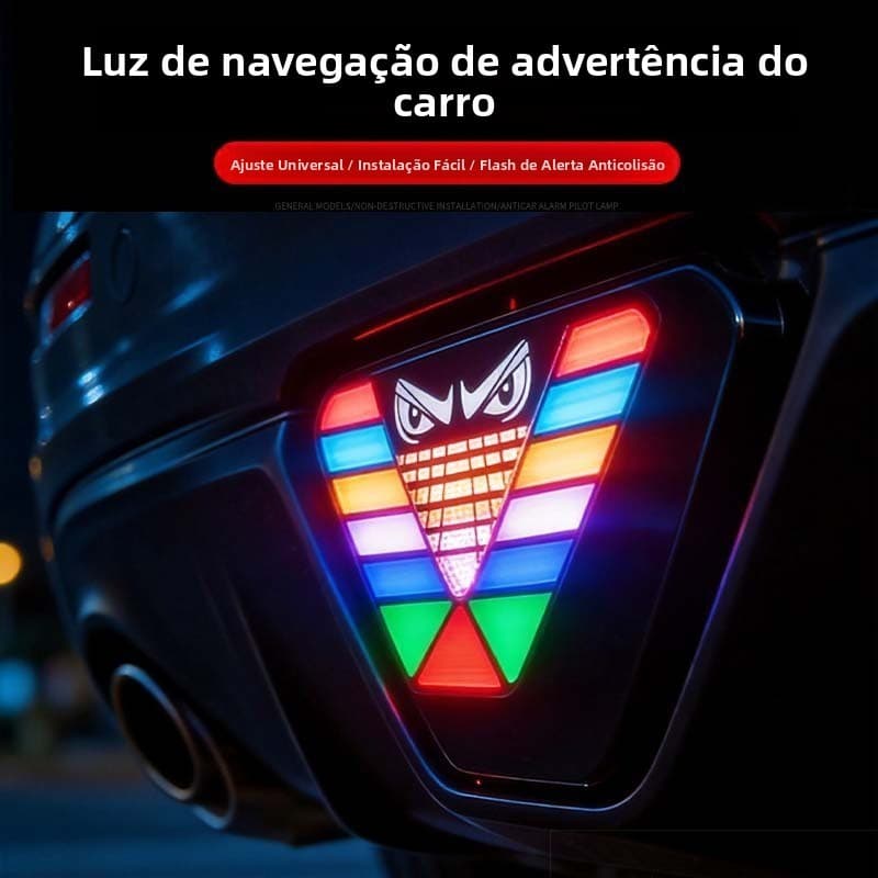 Luz de freio do carro, luz de advertência