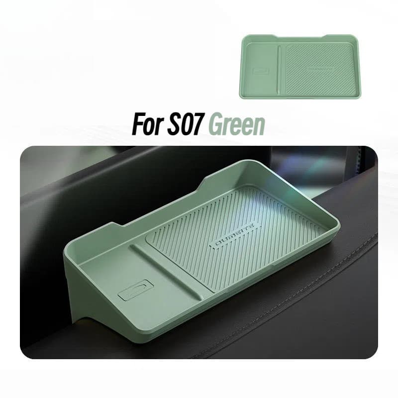 Caixa De Armazenamento Traseira Com Suporte Protetor De Tela Para DEEPAL S07 S05 Painel Silicone Caso Acessórios Interio
