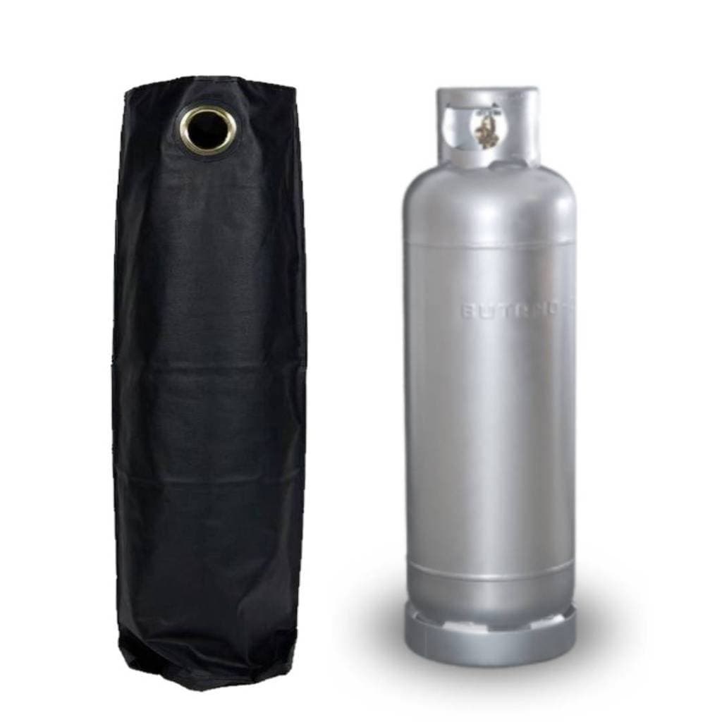 Capa de Botijão de Gás P45 A135cm D38cm Impermeável Preta