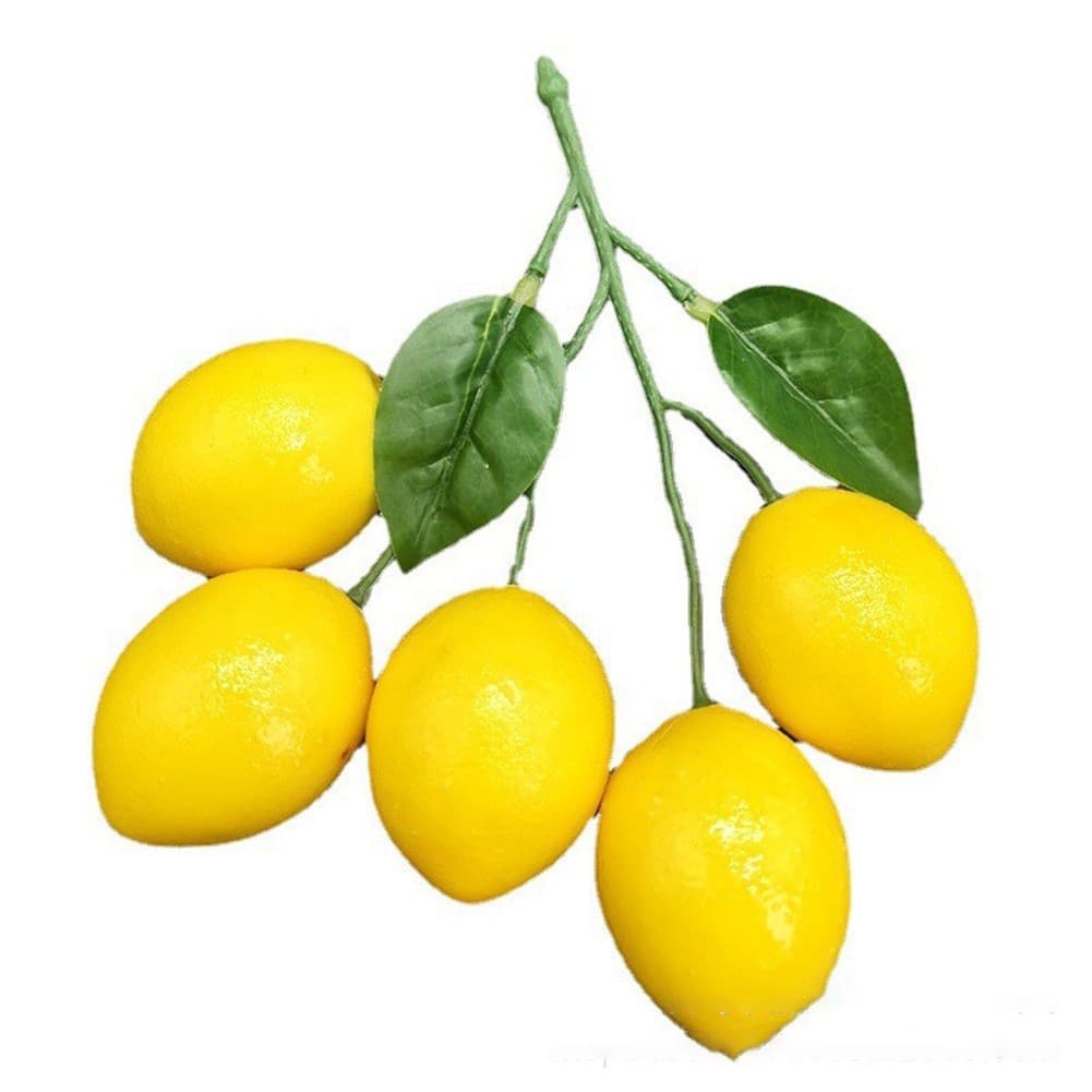Limão Artificial Realista para Decoração de Cozinha