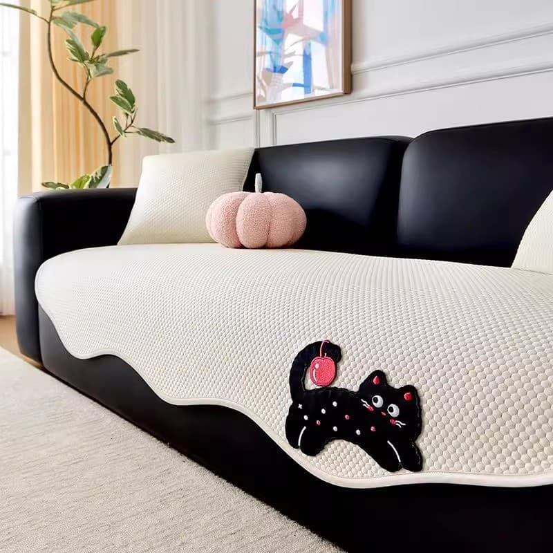 Almofada de sofá com sensação de seda gelada de alta qualidade quatro estações Universal novo estilo verão fixo antiderr