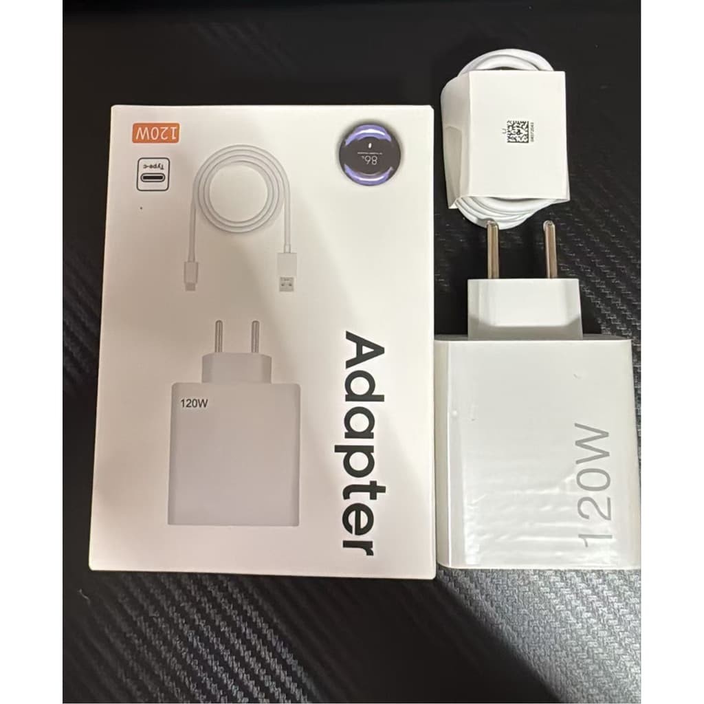 Carregador Completo Super Turbo Fonte+Tipo C 120W Xiaomi [ORIGINAL]