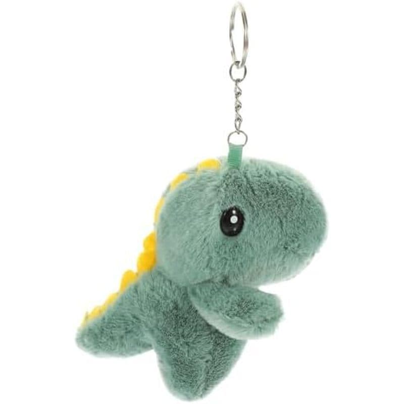 Bonito Dinossauro De Pelúcia Chaveiro Pingente Leve Animal Para Bolsa Mochila Decoion Presente Acessório