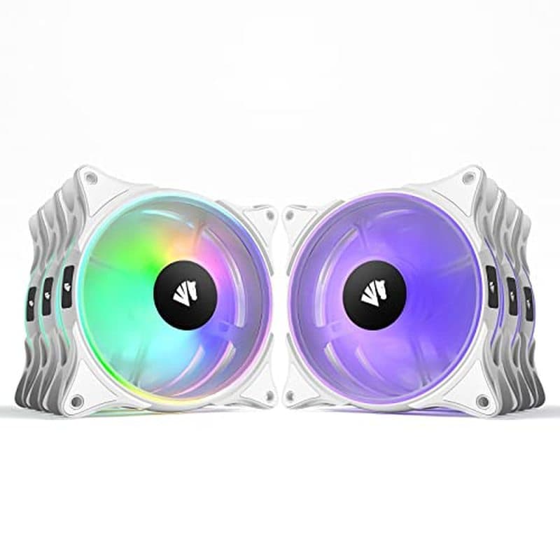 AsiaHorse FS-9002 Pro Ventilador De Caixa RGB De 120 Mm , 26 LED ARGB E Alças Lingting De Duplas , PWM De 800-1800 Rpm C