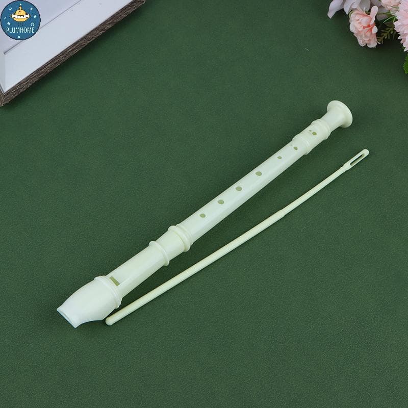 PLUMHOME 1Pc Profissional Oito Buracos Agudos Flauta Longa Soprano Gravador Clarinete Grau Alimentício PP Instrumentos D