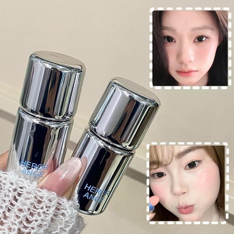 HERORANGE Matte Líquido Blush Água Luz Bochecha Creme Suave Grande Esponja Cabeça De Pincel Fácil De Aplicar Maquiagem R