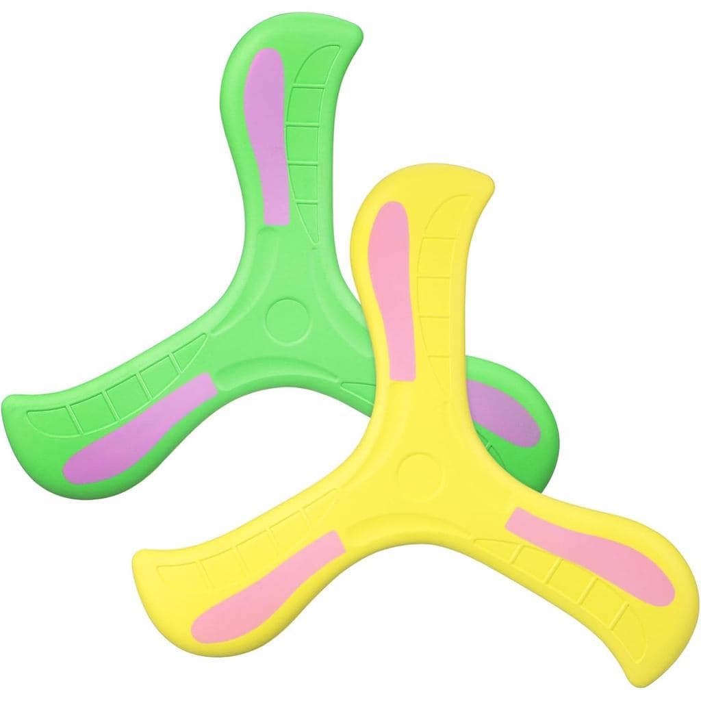 KESYOO 2 peças de boomerangs macios que retornam para meninos e meninas, brinquedos para atividades ao ar livre, para jo