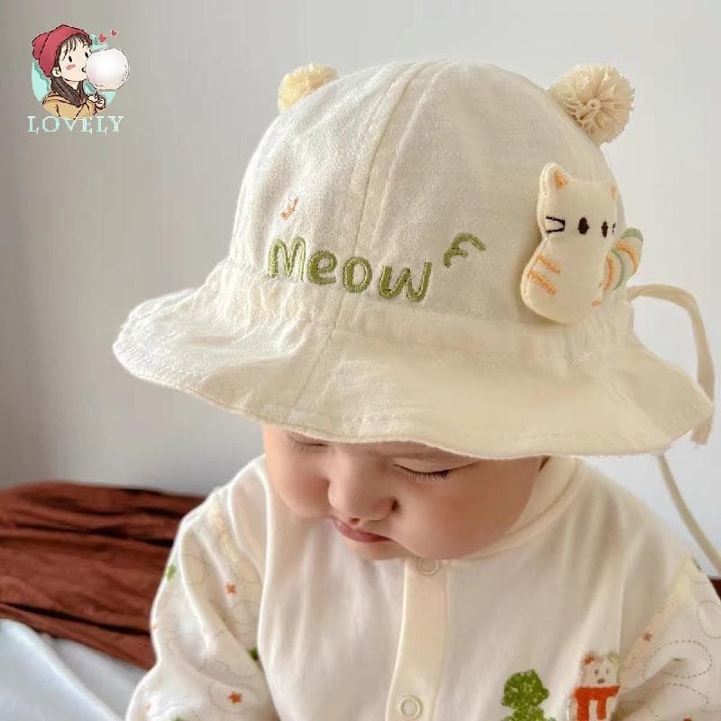 Chapéus De Bebê , Chapéu De Pescador Ajustável Para Meninas , Lindo Verão Super Fofo Meninos Bacia .
