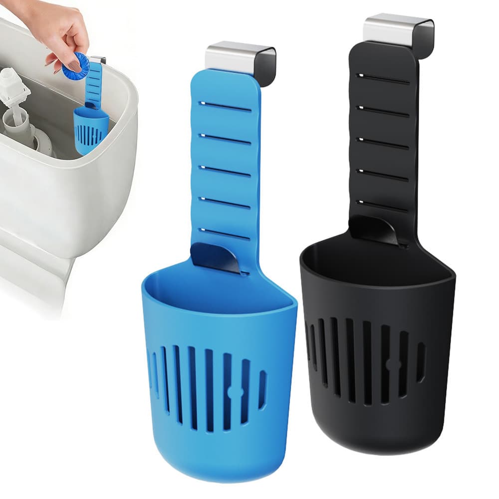 【Design Prático】Toilet Tank Cleaning Tablet Holder Tanque/Limpeza/Ajustável/Conveniente