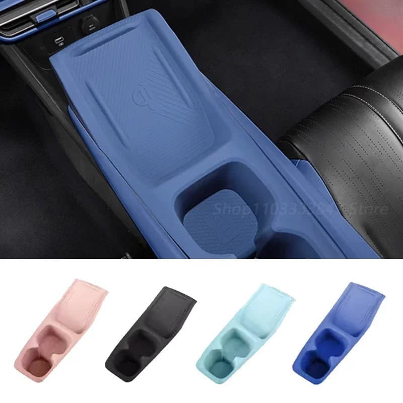 1 Peça para BYD Gaivota/Golfinho Mini Carro, Organizador de Porta-Copos, Tapete Antiderrapante Fixo, Caixa para Bebidas