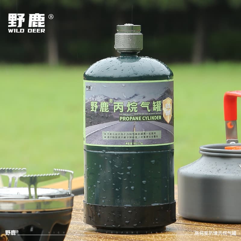 Tanque de propano portátil, tamanho grande, 450g, pequeno tanque de gás, gás, combustível, fogão alpino, tanque especial