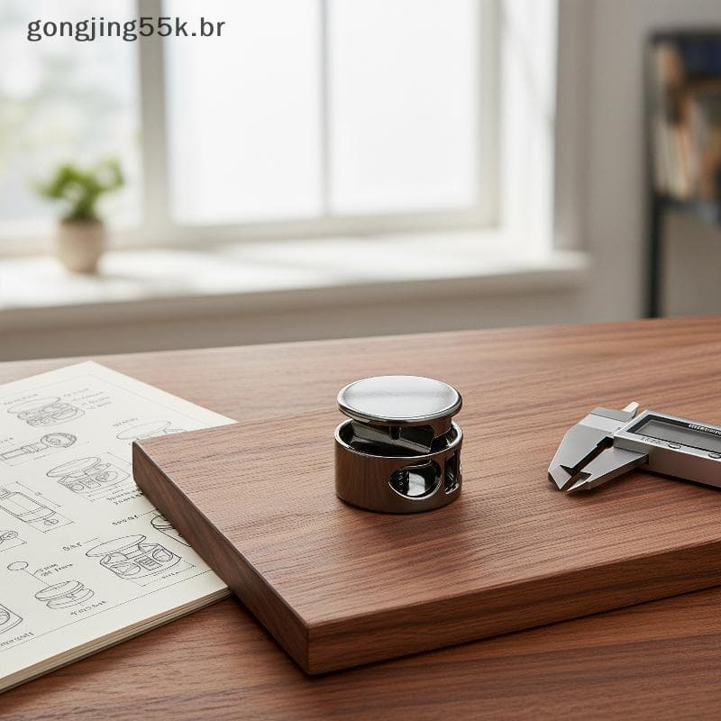 gon 10 Pçs Corda De Metal Ajustável Lo Clipes 2 Buraco Design Durável Rolha Bules Para DIY Artesanato Paracord Pulseira