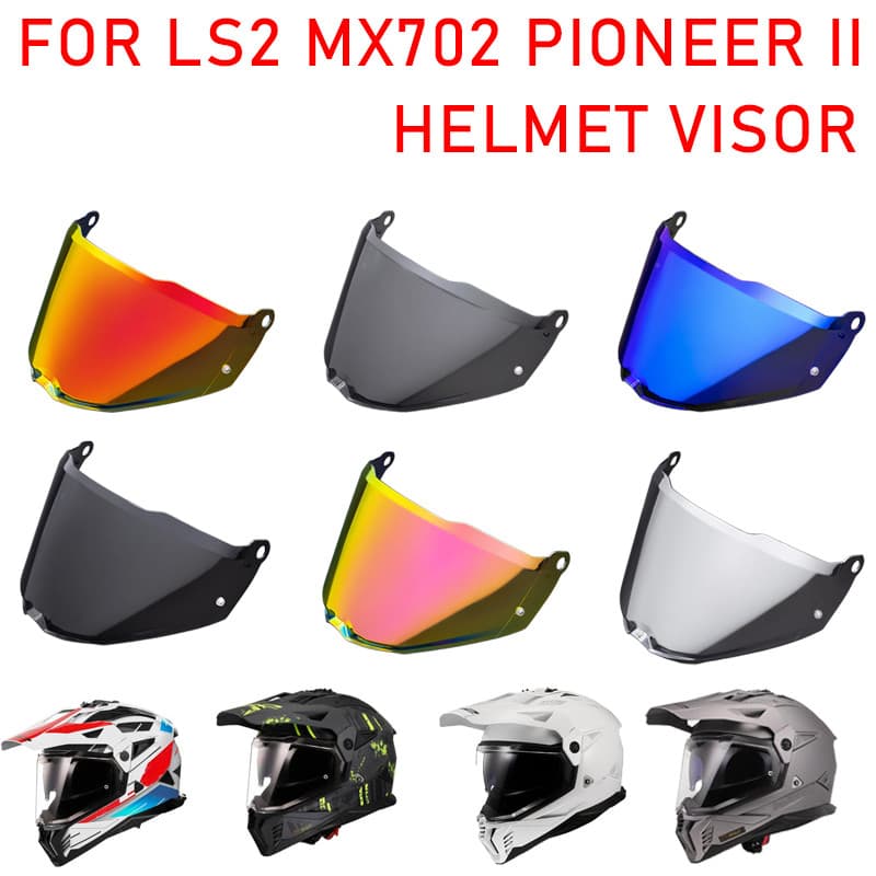 Viseira Fotocromática Para Capacete MX702 , LS2 MX702 PIONEER II , Viseiras De Motocicleta , Lente De Proteção Cromética