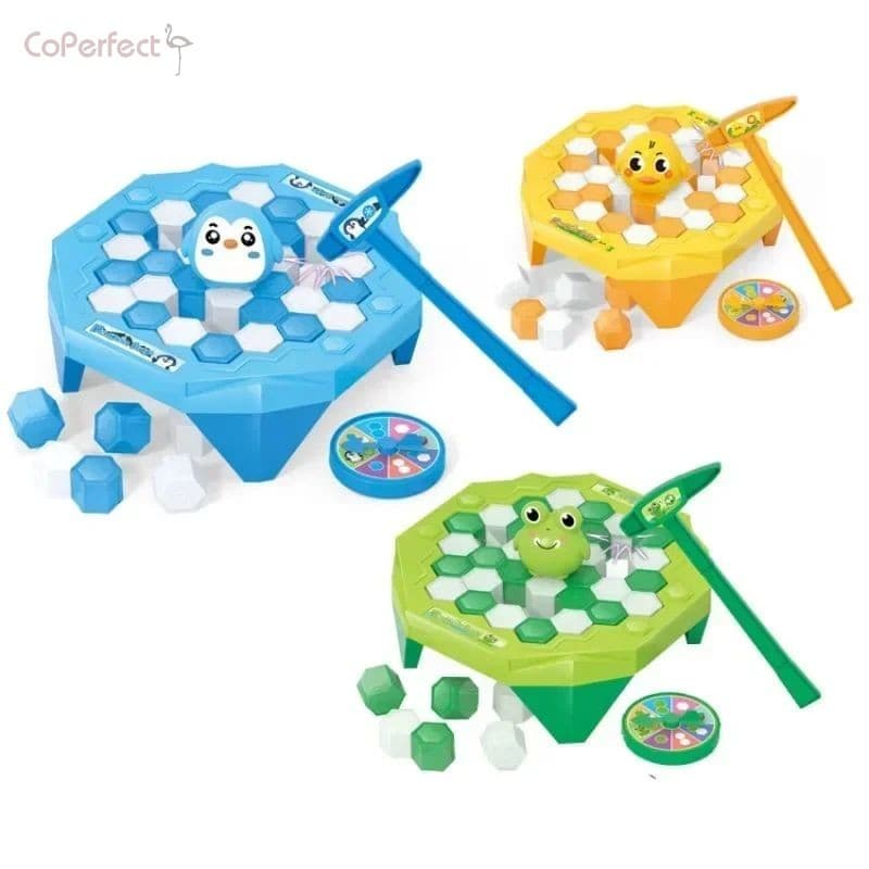 Brinquedo Do Jogo Penguin Ice Breaker-Desmontagem Interativa E Desafio Da Verdade