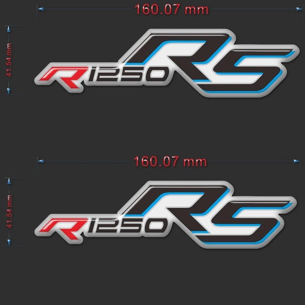 Adesivos De Motocicleta Almofada Do Tanque Para BMW R1250RS R1250 R 1250 RS Protetor Carenagem Decalques Emblema Logotip