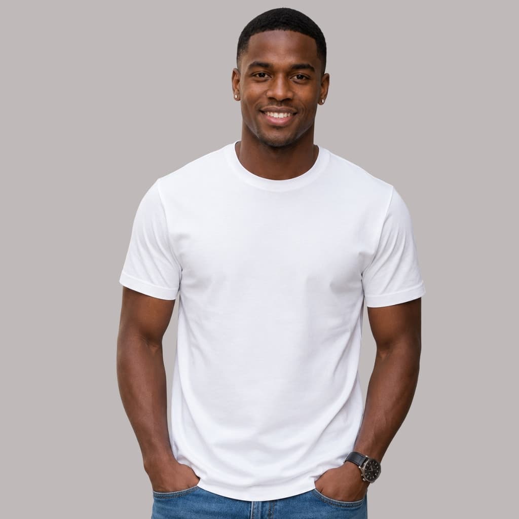 Camiseta Blusa T-Shirt Masculina Basica Lisa  100% Algodão Premium Qualidade Conforto e Estilo no Seu Dia a Dia