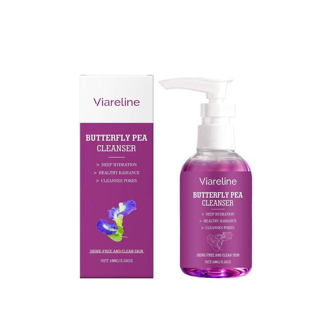 Limpador Facial de Flor-de-Borboleta, hidrata profundamente, limpa os poros, não é oleoso, 3,53 onças.
