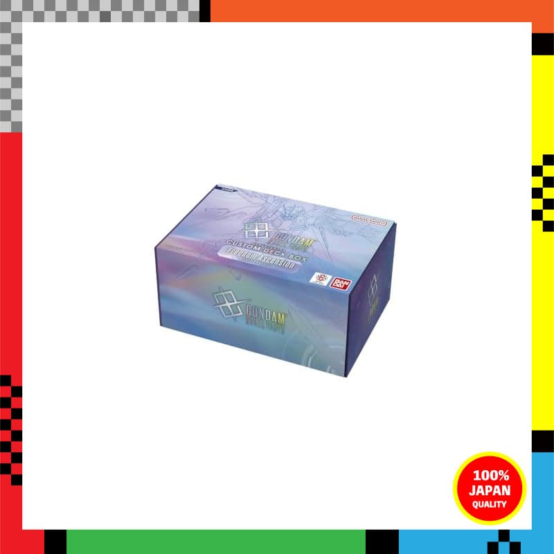 BANDAI Gundam Card Game Custom Deck Box Freedom Ascension [SC01]