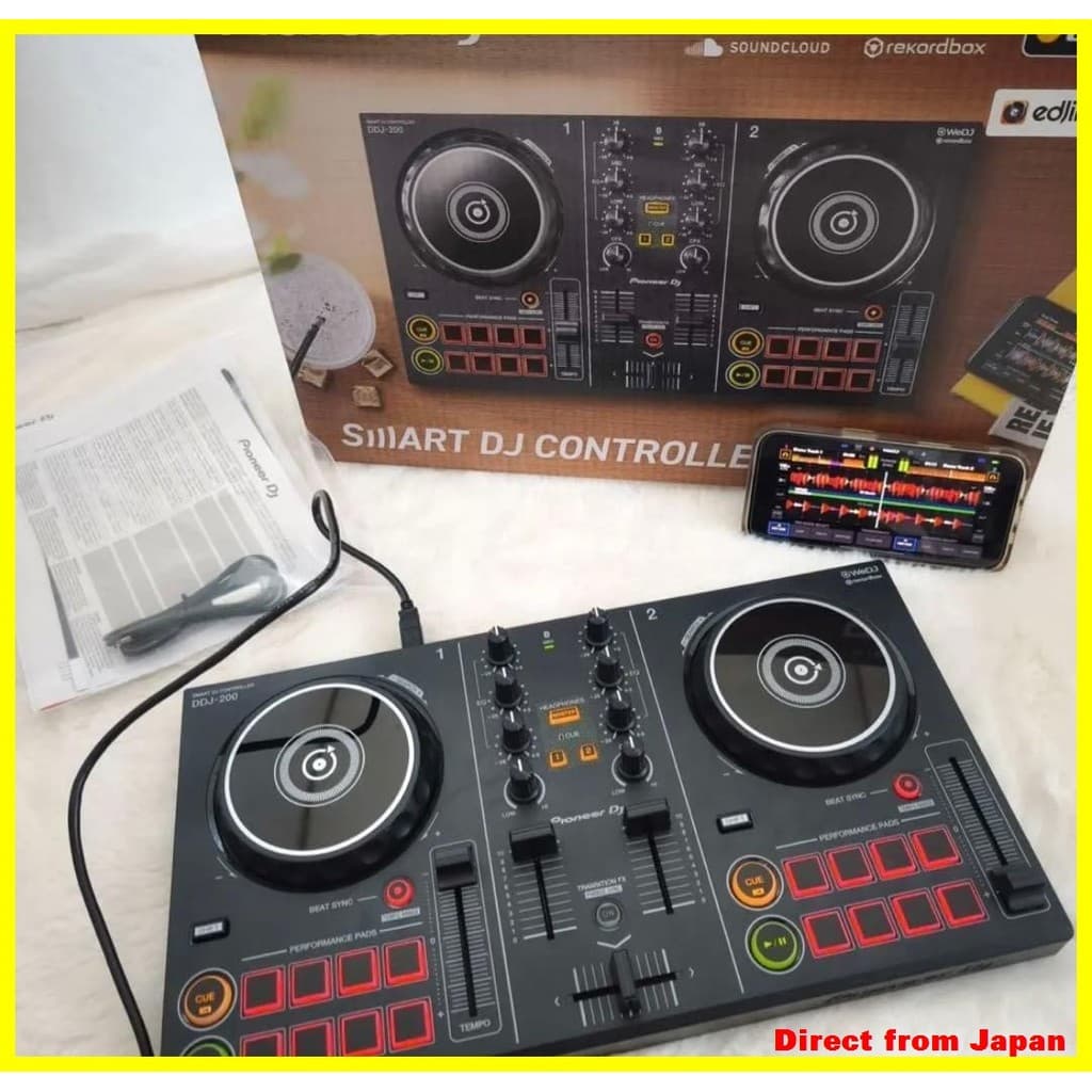 Direct from Japan[Like-New Condition] Pioneer DDJ-200 DJ Controller