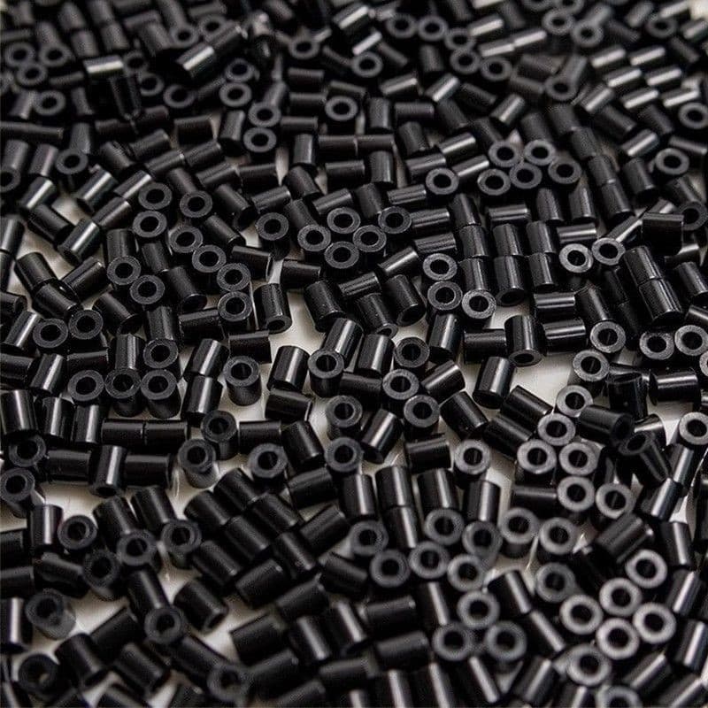 Contas transparentes pretas e brancas de 2,6 mm para uso doméstico e projetos DIY, ideais para combinação de cores e jog