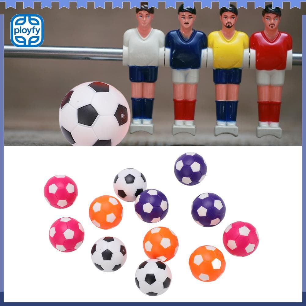 Ployfy Shanrya jogo de bolas de futebol de mesa substituição multicolorido bolas de futebol resina para se divertir