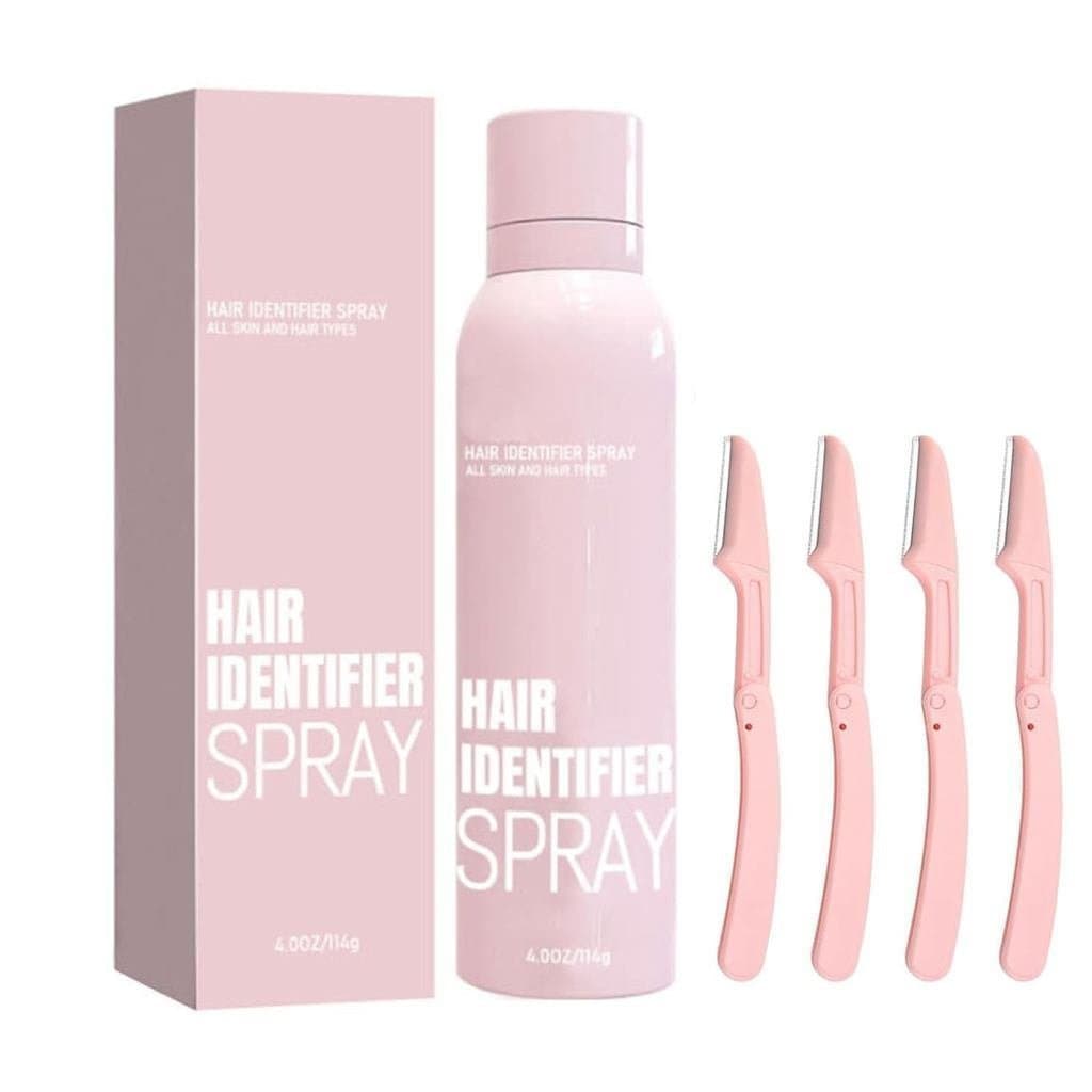 Identificador de pelos para remoção de pelos faciais, identificador de pelos faciais, conjunto de cuidados hidratantes,