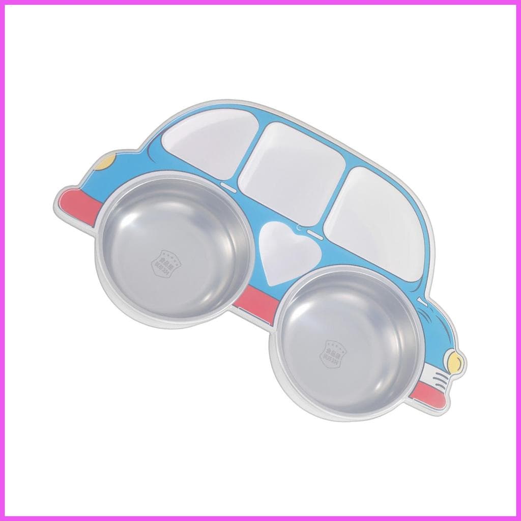Pratos Infantis Divididos , Bonitos , Leves , De Aço Inoxidável , Bandeja Dividida , Almoço Infantil , Para Refeição , L