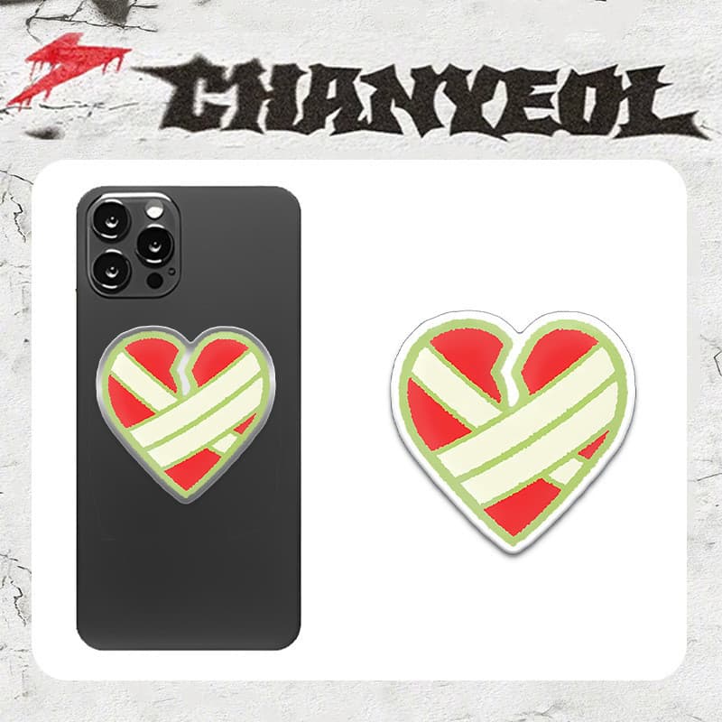 Bian Baekhyun Love Bandage Suporte para telefone Suporte preguiçoso Suporte transparente Suporte dobrável de desenho ani