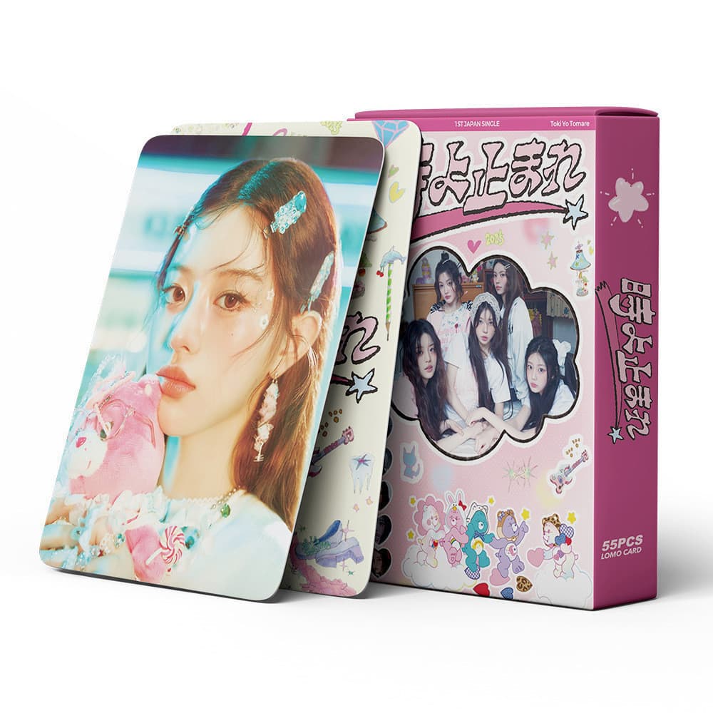 55 ILLIT ILLIT Girl Group Álbum 1o JAPÃO SINGLE Shifang Cards Star Merchandise LOMO Cards