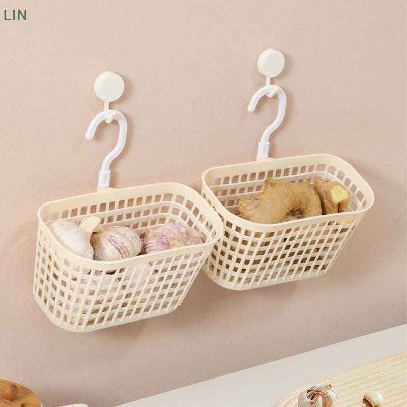 Cesta De Armazenamento De Cozinha , Pendurável Para Cebolas , Gengibre , Alho , Elegante , Organizador Vegetais