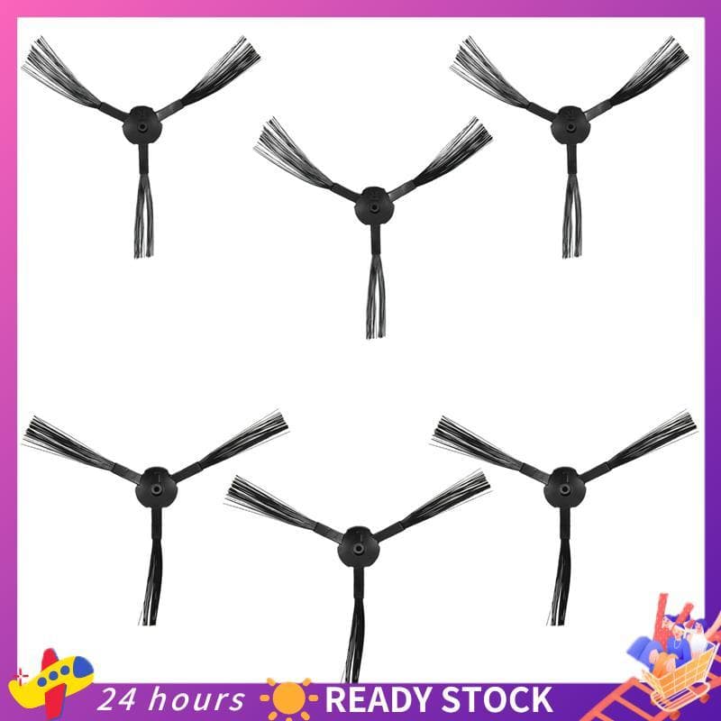 6 Peças De Aspirador De Pó Robô Escova Lateral Para Acessórios V55 V50 V5 V5S V3 V3S V50 Pro X5