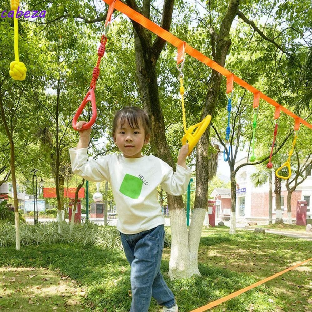 Kit De Jogo Ao Ar Livre CABEZA , Acessórios De Anel De Escalada De Cor Aleatória PP , Barras De Balanço De Macaco Infant