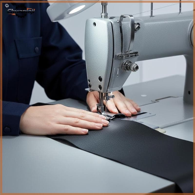 Chuaniaji 205/224 Máquina De Cobertura Ajustável Pasta De Bainha Guia De Tecido Dispositivo Hemmer Ajuste Coverstitch Ac