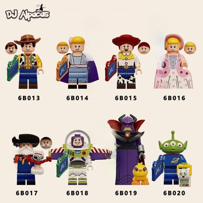 Blocos De Construção Figuras Brinquedo Colecionável 6B013 6B014 6B015