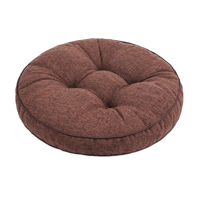 Almofada Assento Redondo 40cm Para Cadeira Banco Sofa E Piso