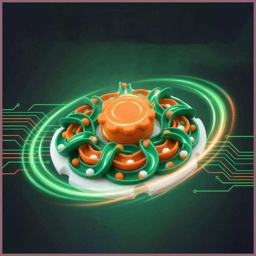 3D Fidget Bolas Portátil 3D Impresso Sensorial Dedo Spinners Giroscópio Brinquedo Para Meninos Família Juventude mueadeg